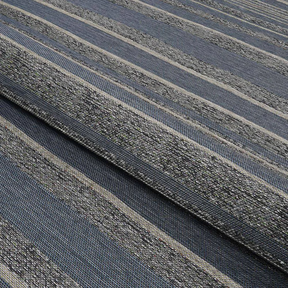 Dolce Cabana Stripe Alloy Gray 8 ft. x 11 ft. Indoor/Outdoor Area Rug by Couristan 6 Dolce Cabana Stripe Alloy Gray 8 ft. x 11 ft. Indoor/Outdoor Area Rug by Couristan - Image 6