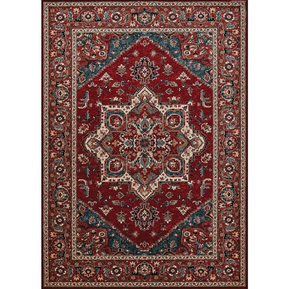 Old World Classics Antique Mashad Antique Red 10 ft. x 14 ft. Area Rug by Couristan 1 Old World Classics Antique Mashad Antique Red 10 ft. x 14 ft. Area Rug by Couristan