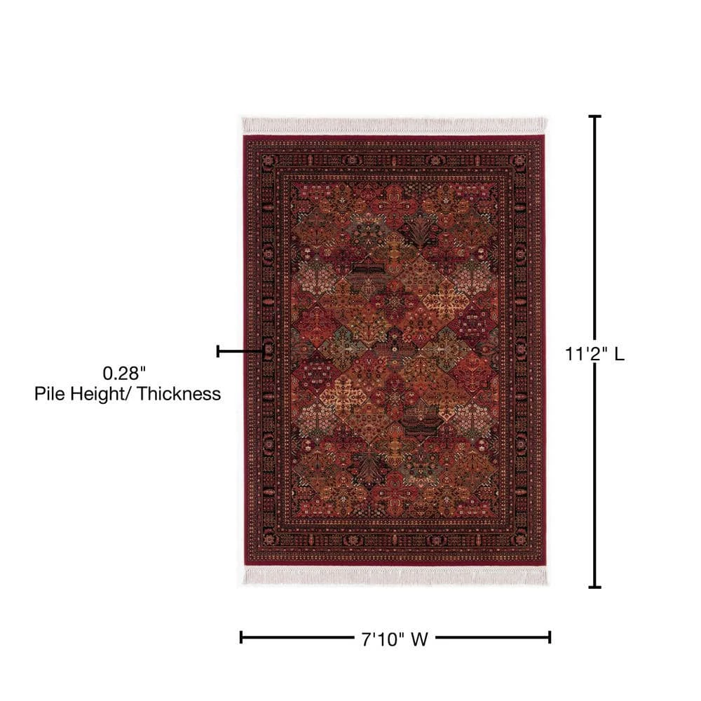 Kashimar Imperial Baktiari 8 ft. x 11 ft. Area Rug by Couristan 2 Kashimar Imperial Baktiari 8 ft. x 11 ft. Area Rug by Couristan - Image 2