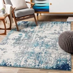 Yamikani Aqua 8 ft. x 10 ft. Abstract Area Rug by Artistic Weavers -Artistic Weavers || Couristan Sales Store aqua artistic weavers area rugs s00161017867 31 1000