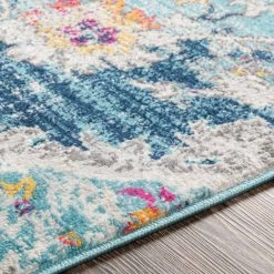 Marisol Blue 9 ft. x 12 ft. 3 in. Medallion Area Rug by Artistic Weavers -Artistic Weavers || Couristan Sales Store aqua artistic weavers area rugs s00161030193 1f 1000