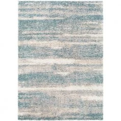 Doyle Aqua 7 ft. x 10 ft. Modern Indoor Area Rug by Artistic Weavers