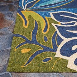 Covington Areca Palms Azure-Forest Green 6 ft. x 8 ft. Indoor/Outdoor Area Rug by Couristan 12 Covington Areca Palms Azure-Forest Green 6 ft. x 8 ft. Indoor/Outdoor Area Rug by Couristan -Artistic Weavers || Couristan Sales Store azure forest green couristan outdoor rugs 43610671056080t 4f 1000