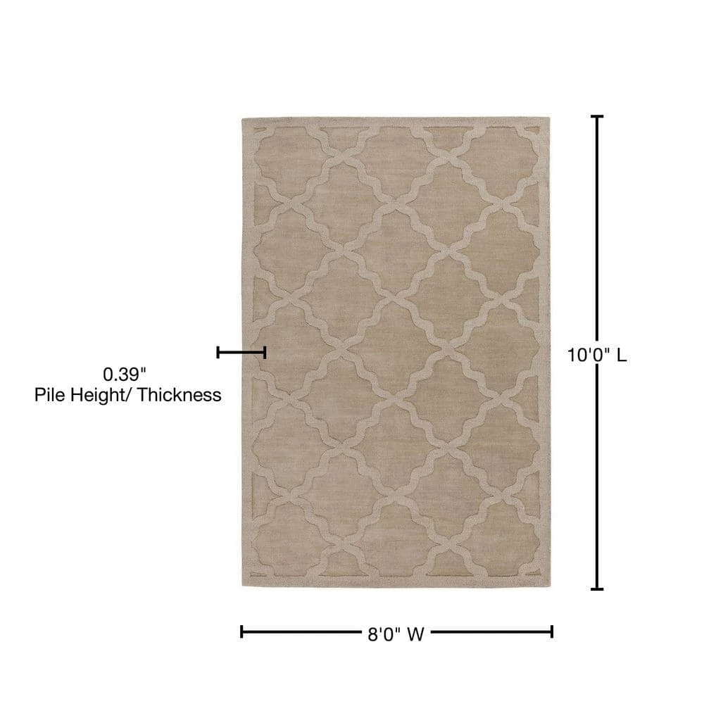 Central Park Abbey Beige 8 ft. x 10 ft. Indoor Area Rug by Artistic Weavers 4 Central Park Abbey Beige 8 ft. x 10 ft. Indoor Area Rug by Artistic Weavers - Image 4