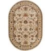 John Beige 8 ft. x 10 ft. Oval Area Rug by Artistic Weavers