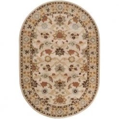 John Beige 8 ft. x 10 ft. Oval Area Rug by Artistic Weavers