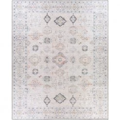 Estrella Beige 9 ft. x 12 ft. Traditional Indoor Machine-Washable Area Rug by Artistic Weavers