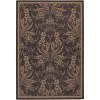 Recife Garden Cottage Black-Cocoa 8 ft. 6 in. x 13 ft. Indoor/Outdoor Area Rug by Couristan