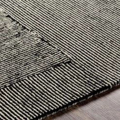 Naomi Black/Cream 9 ft. x 12 ft. Indoor Area Rug by Artistic Weavers -Artistic Weavers || Couristan Sales Store black cream artistic weavers area rugs s00161031999 1f 1000