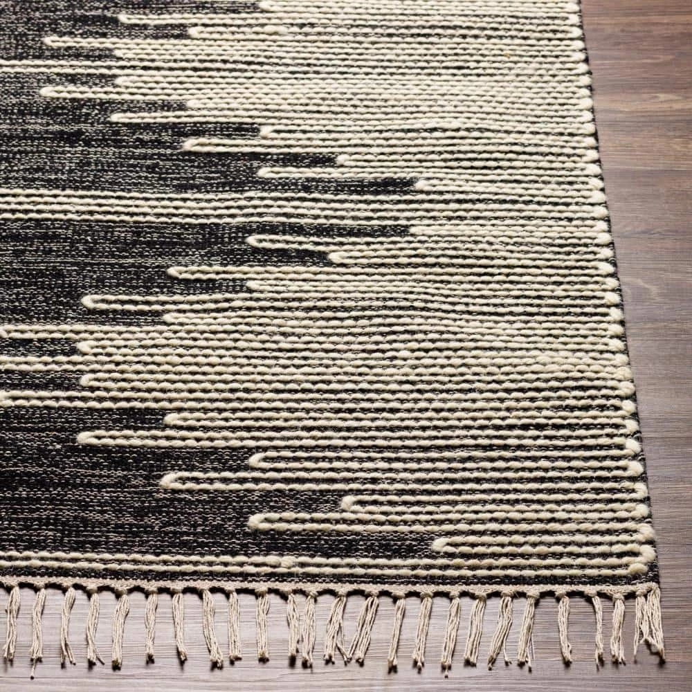 Andreas Black/Cream 8 ft. x 10 ft. Indoor Area Rug by Artistic Weavers 4 Andreas Black/Cream 8 ft. x 10 ft. Indoor Area Rug by Artistic Weavers - Image 4