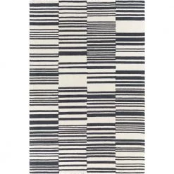 Mikaela Black/Cream 8 ft. x 10 ft. Indoor Area Rug by Artistic Weavers