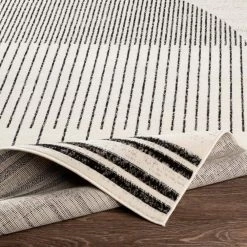 Jimina Black/Ivory 8 ft. x 10 ft. Indoor Area Rug by Artistic Weavers -Artistic Weavers || Couristan Sales Store black ivory artistic weavers area rugs s00161036291 66 1000