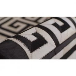 Chalet Meander Black-Ivory 8 ft. x 11 ft. Area Rug by Couristan -Artistic Weavers || Couristan Sales Store black ivory couristan area rugs 32590243080110t 1f 1000