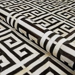 Chalet Meander Black-Ivory 8 ft. x 11 ft. Area Rug by Couristan -Artistic Weavers || Couristan Sales Store black ivory couristan area rugs 32590243080110t 76 1000