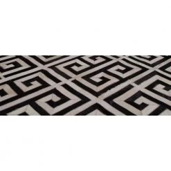 Chalet Meander Black-Ivory 8 ft. x 11 ft. Area Rug by Couristan -Artistic Weavers || Couristan Sales Store black ivory couristan area rugs 32590243080110t c3 1000