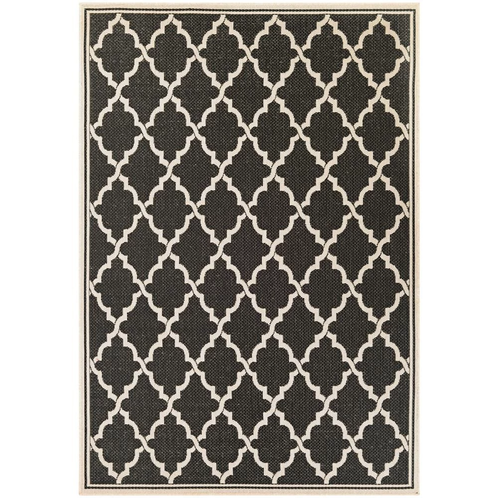 Monaco Ocean Port Black-Sand 5 ft. x 8 ft. Indoor/Outdoor Area Rug by Couristan 1 Monaco Ocean Port Black-Sand 5 ft. x 8 ft. Indoor/Outdoor Area Rug by Couristan