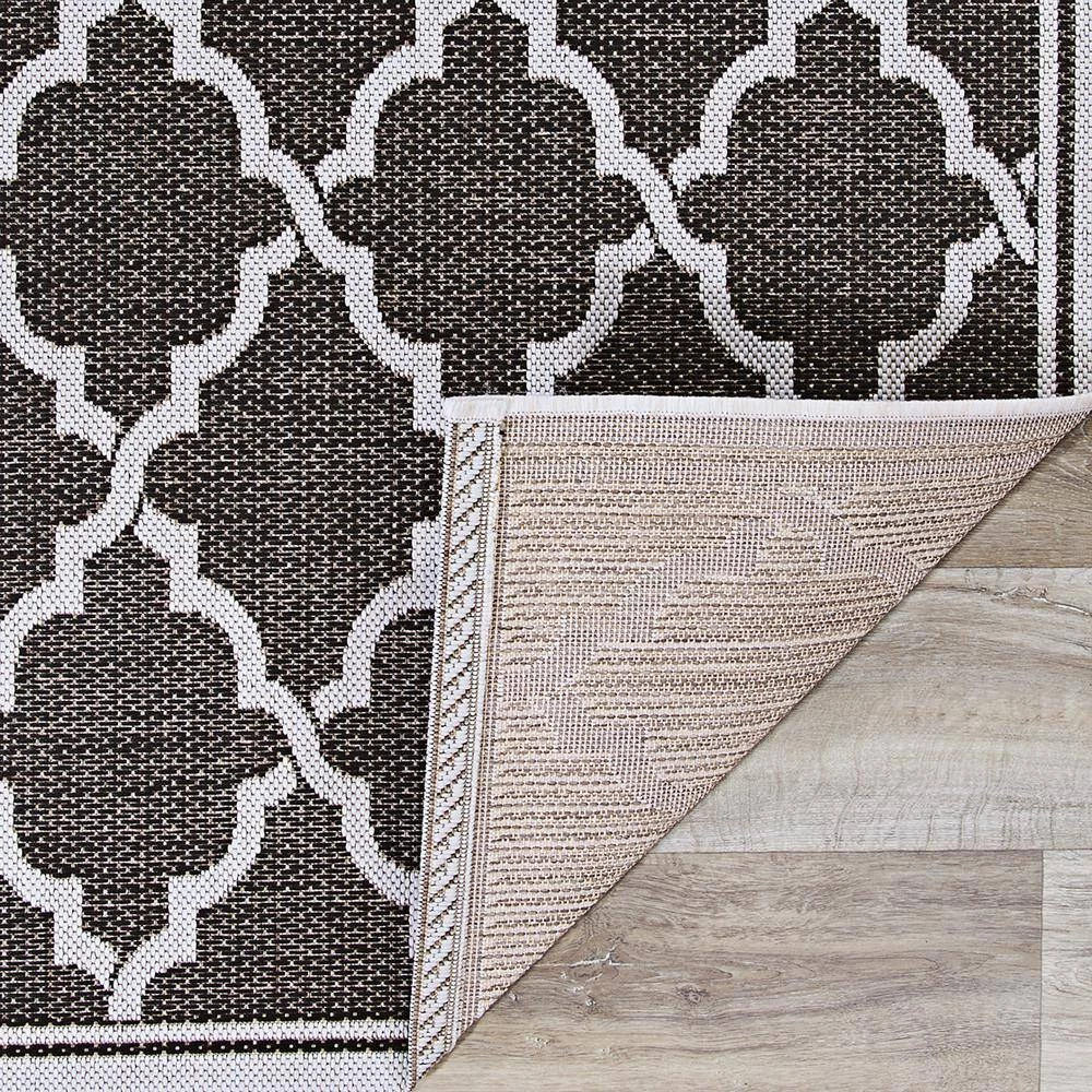 Monaco Ocean Port Black-Sand 5 ft. x 8 ft. Indoor/Outdoor Area Rug by Couristan 3 Monaco Ocean Port Black-Sand 5 ft. x 8 ft. Indoor/Outdoor Area Rug by Couristan - Image 3