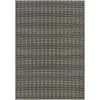 Cape Barnstable Black-Tan 4 ft. x 6 ft. Indoor/Outdoor Area Rug by Couristan