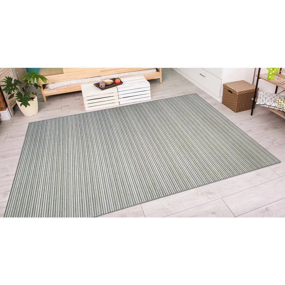 Cape Barnstable Black-Tan 4 ft. x 6 ft. Indoor/Outdoor Area Rug by Couristan 2 Cape Barnstable Black-Tan 4 ft. x 6 ft. Indoor/Outdoor Area Rug by Couristan - Image 2