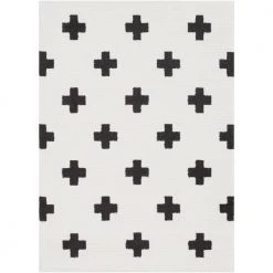 Sulaiman Black/White 7 ft. x 10 ft. Area Rug by Artistic Weavers