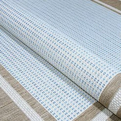 Monaco Maritime Blue-Sand 9 ft. x 13 ft. Indoor/Outdoor Area Rug by Couristan 13 Monaco Maritime Blue-Sand 9 ft. x 13 ft. Indoor/Outdoor Area Rug by Couristan -Artistic Weavers || Couristan Sales Store blue sand couristan outdoor rugs 24681010086130t 1f 1000