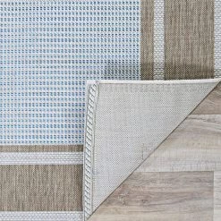 Monaco Maritime Blue-Sand 9 ft. x 13 ft. Indoor/Outdoor Area Rug by Couristan 10 Monaco Maritime Blue-Sand 9 ft. x 13 ft. Indoor/Outdoor Area Rug by Couristan -Artistic Weavers || Couristan Sales Store blue sand couristan outdoor rugs 24681010086130t 66 1000