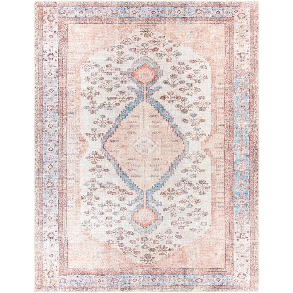 Elena Blush 7 ft. 10 in. x 10 ft. 2 in. Machine-Washable Area Rug by Artistic Weavers 1 Elena Blush 7 ft. 10 in. x 10 ft. 2 in. Machine-Washable Area Rug by Artistic Weavers