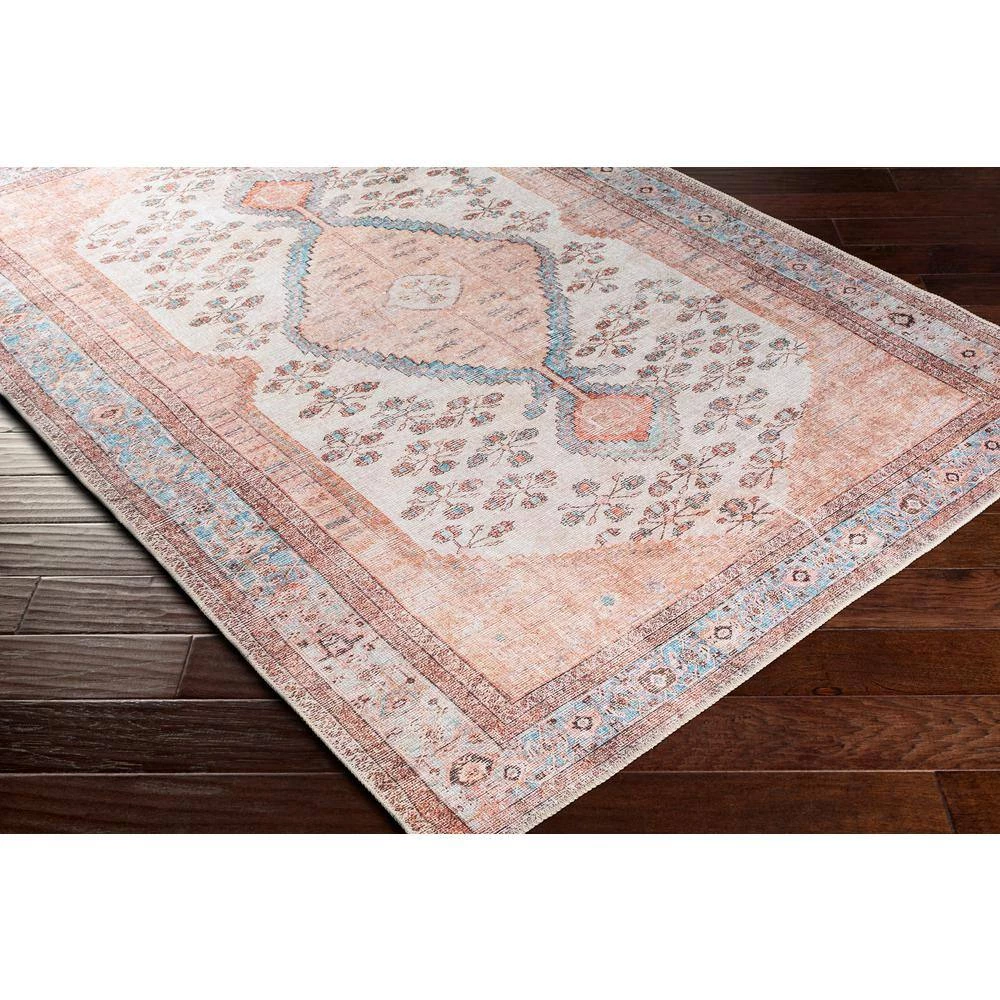 Elena Blush 7 ft. 10 in. x 10 ft. 2 in. Machine-Washable Area Rug by Artistic Weavers 2 Elena Blush 7 ft. 10 in. x 10 ft. 2 in. Machine-Washable Area Rug by Artistic Weavers - Image 2