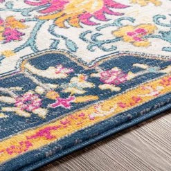 Renee Pink 9 ft. x 12 ft. 3 in. Medallion Area Rug by Artistic Weavers -Artistic Weavers || Couristan Sales Store bright pink artistic weavers area rugs s00161030241 44 1000