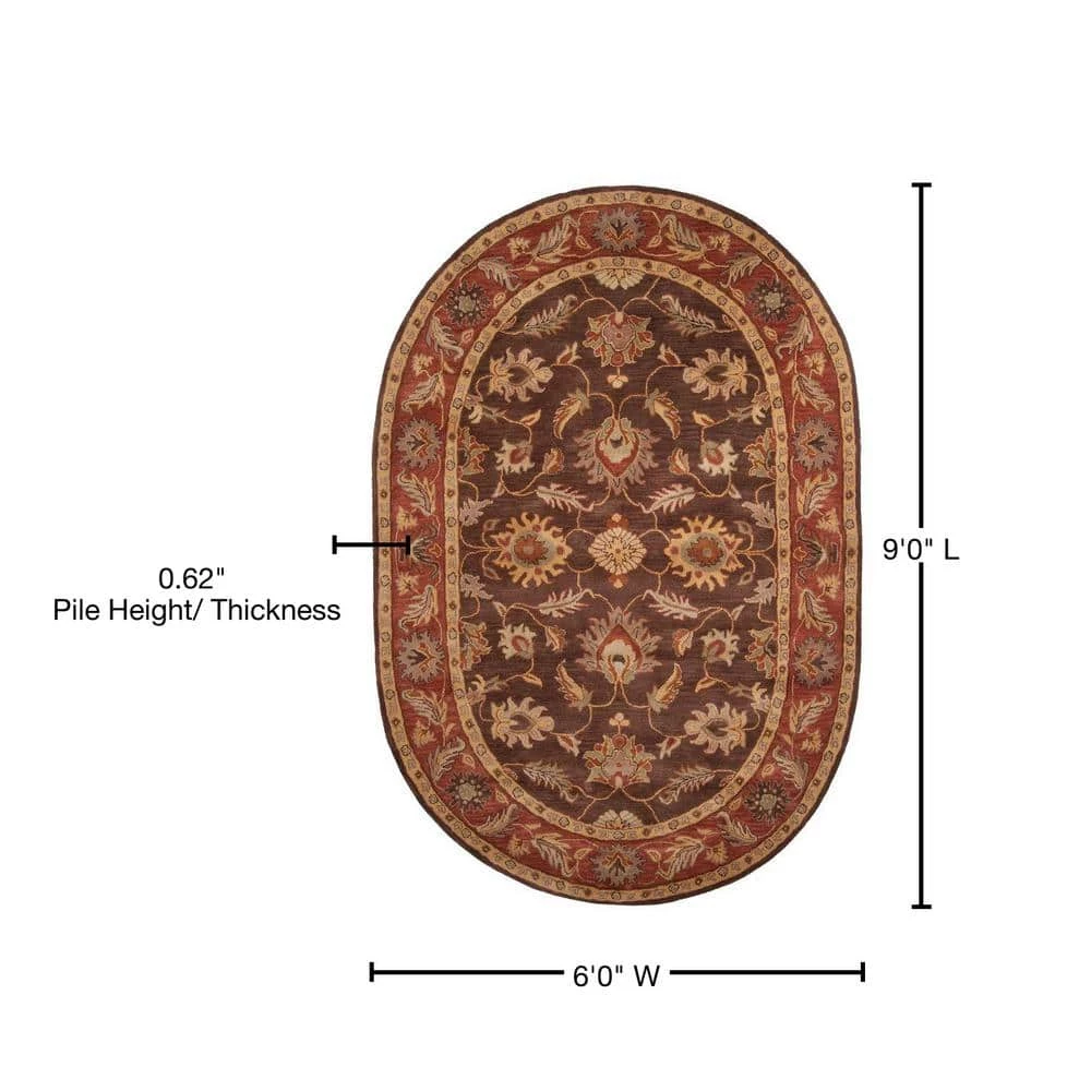 John Brown 6 ft. x 9 ft. Oval Area Rug by Artistic Weavers 4 John Brown 6 ft. x 9 ft. Oval Area Rug by Artistic Weavers - Image 4