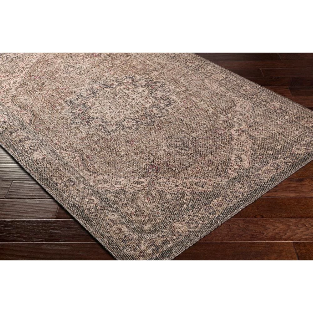 Kildonan Brown 8 ft. x 10 ft. Indoor Machine-Washable Area Rug by Artistic Weavers 5 Kildonan Brown 8 ft. x 10 ft. Indoor Machine-Washable Area Rug by Artistic Weavers - Image 5
