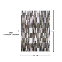 Prairie Kenai Brown 4 ft. x 5 ft. Area Rug by Couristan 7 Prairie Kenai Brown 4 ft. x 5 ft. Area Rug by Couristan -Artistic Weavers || Couristan Sales Store brown couristan area rugs 28372710039055t 76 1000