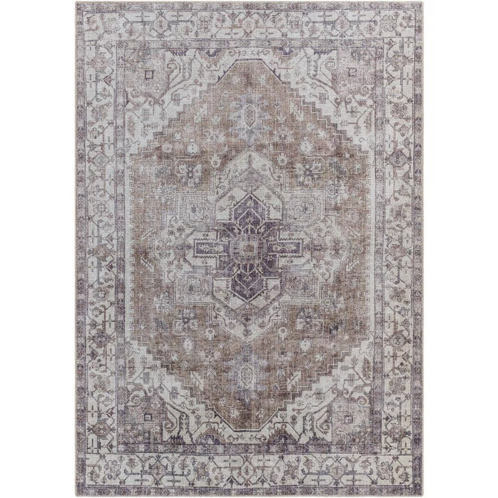 Constantia Brown/Gray 9 ft. x 12 ft. Indoor Machine-Washable Area Rug by Artistic Weavers 1 Constantia Brown/Gray 9 ft. x 12 ft. Indoor Machine-Washable Area Rug by Artistic Weavers