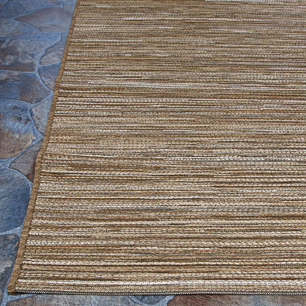 Cape Hinsdale Brown-Ivory 5 ft. x 8 ft. Indoor/Outdoor Area Rug by Couristan 5 Cape Hinsdale Brown-Ivory 5 ft. x 8 ft. Indoor/Outdoor Area Rug by Couristan - Image 5