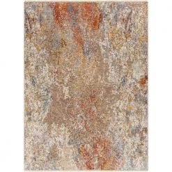 Carina Brown/Orange 9 ft. x 12 ft. Indoor Area Rug by Artistic Weavers