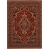 Old World Classics Kerman Medallion Burgundy 8 ft. x 11 ft. Area Rug by Couristan