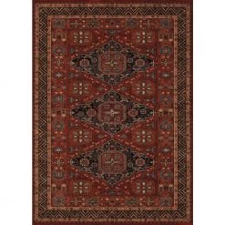 Old World Classics Kashkai Burgundy 8 ft. x 11 ft. Area Rug by Couristan