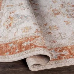 Adama Orange/Light Gray 8 ft. x 10 ft. Indoor Area Rug by Artistic Weavers 8 Adama Orange/Light Gray 8 ft. x 10 ft. Indoor Area Rug by Artistic Weavers -Artistic Weavers || Couristan Sales Store burnt orange artistic weavers area rugs s00161044747 66 1000