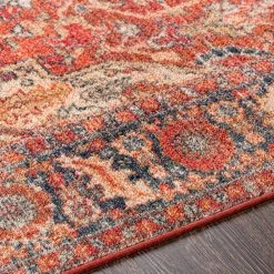 Lyndon Burnt Orange 9 ft. x 12 ft. Indoor Machine-Washable Area Rug by Artistic Weavers -Artistic Weavers || Couristan Sales Store burnt orange artistic weavers area rugs s00161047147 1f 1000