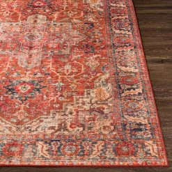 Lyndon Burnt Orange 9 ft. x 12 ft. Indoor Machine-Washable Area Rug by Artistic Weavers -Artistic Weavers || Couristan Sales Store burnt orange artistic weavers area rugs s00161047147 c3 1000