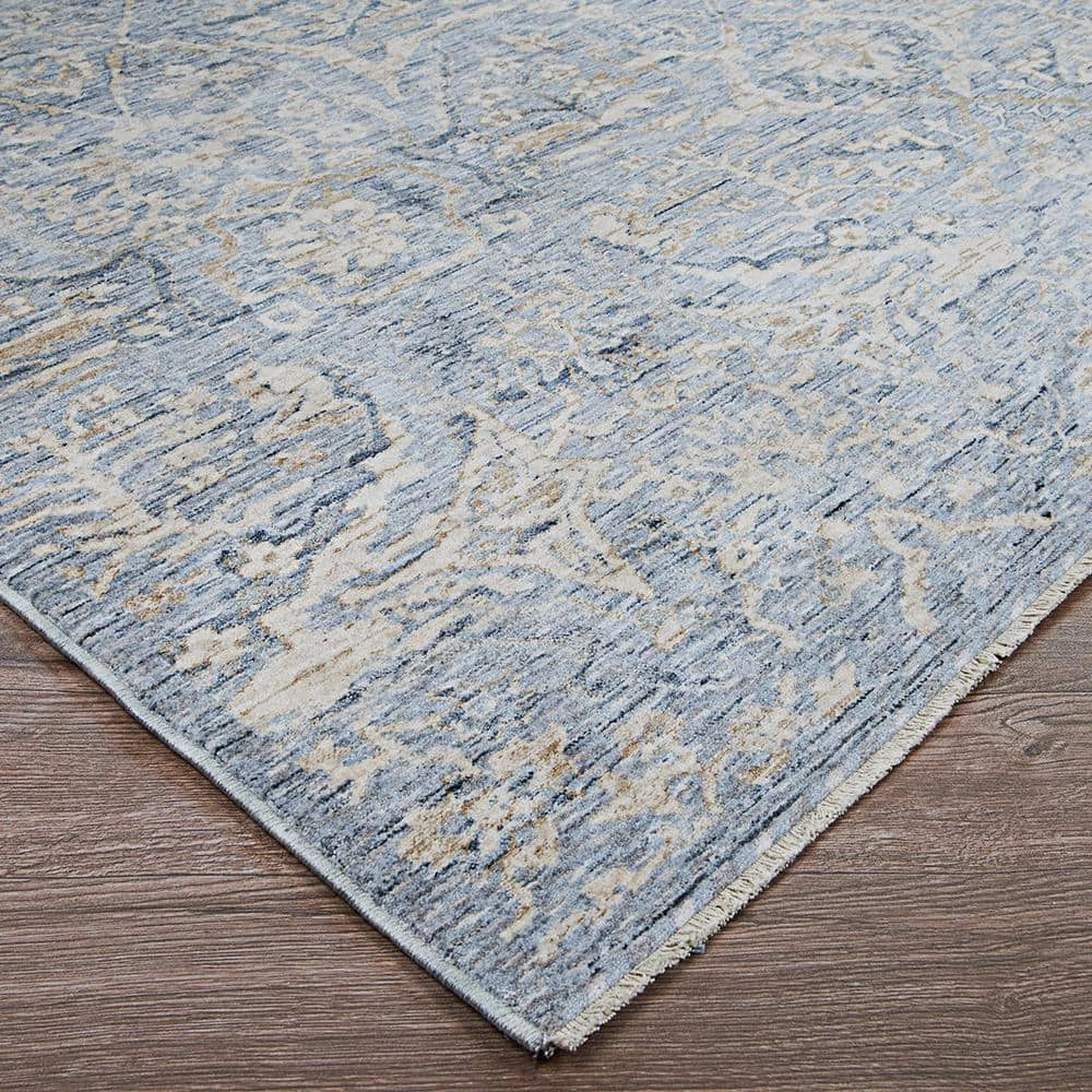 Couture Ballerine Carolina Blue 10 ft. x 14 ft. Area Rug by Couristan 4 Couture Ballerine Carolina Blue 10 ft. x 14 ft. Area Rug by Couristan - Image 4