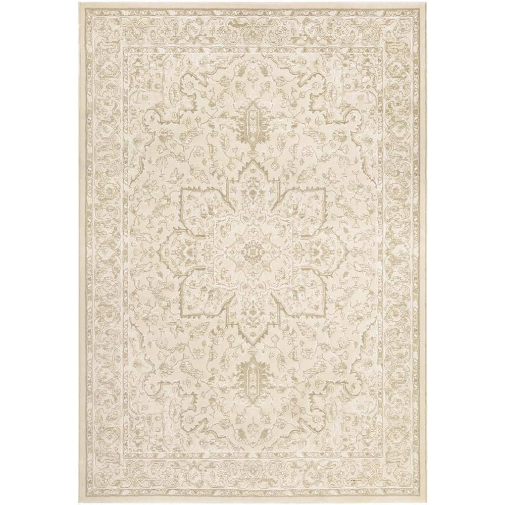Marina Siena Champagne 7 ft. x 10 ft. Area Rug by Couristan 1 Marina Siena Champagne 7 ft. x 10 ft. Area Rug by Couristan