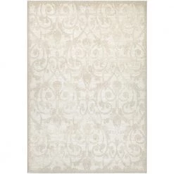Marina Cannes Champagne 9 ft. x 13 ft. Area Rug by Couristan
