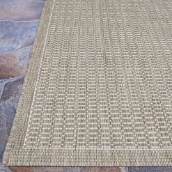 Recife Saddle Stitch Champagne-Taupe 8 ft. x 8 ft. Square Indoor/Outdoor Area Rug by Couristan 12 Recife Saddle Stitch Champagne-Taupe 8 ft. x 8 ft. Square Indoor/Outdoor Area Rug by Couristan -Artistic Weavers || Couristan Sales Store champagne taupe couristan outdoor rugs 10012312076076q 4f 1000