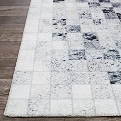 Prairie Hygee Blocks Coal-Ice Caps 2 ft. x 4 ft. Area Rug by Couristan -Artistic Weavers || Couristan Sales Store coal ice caps couristan area rugs 30090097020037t 4f 1000