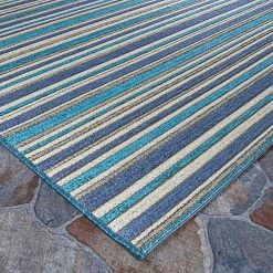 Cape Brockton Cobalt-Teal 8 ft. x 11 ft. Indoor/Outdoor Area Rug by Couristan 11 Cape Brockton Cobalt-Teal 8 ft. x 11 ft. Indoor/Outdoor Area Rug by Couristan -Artistic Weavers || Couristan Sales Store cobalt teal couristan outdoor rugs 14030002710109t c3 1000