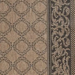 Recife Garden Lattice Cocoa-Black 2 ft. x 4 ft. Indoor/Outdoor Area Rug by Couristan 14 Recife Garden Lattice Cocoa-Black 2 ft. x 4 ft. Indoor/Outdoor Area Rug by Couristan -Artistic Weavers || Couristan Sales Store cocoa black couristan outdoor rugs 10162000018037t 44 1000
