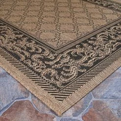 Recife Garden Lattice Cocoa-Black 2 ft. x 4 ft. Indoor/Outdoor Area Rug by Couristan 11 Recife Garden Lattice Cocoa-Black 2 ft. x 4 ft. Indoor/Outdoor Area Rug by Couristan -Artistic Weavers || Couristan Sales Store cocoa black couristan outdoor rugs 10162000018037t c3 1000