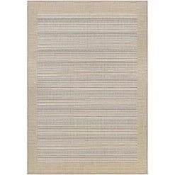 Monaco Bowline Cocoa Natural-Ivory 6 ft. x 9 ft. Indoor/Outdoor Area Rug by Couristan