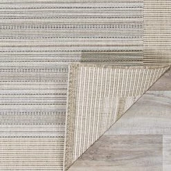 Monaco Bowline Cocoa Natural-Ivory 6 ft. x 9 ft. Indoor/Outdoor Area Rug by Couristan -Artistic Weavers || Couristan Sales Store cocoa natural ivory couristan outdoor rugs 21583220510092t 66 1000
